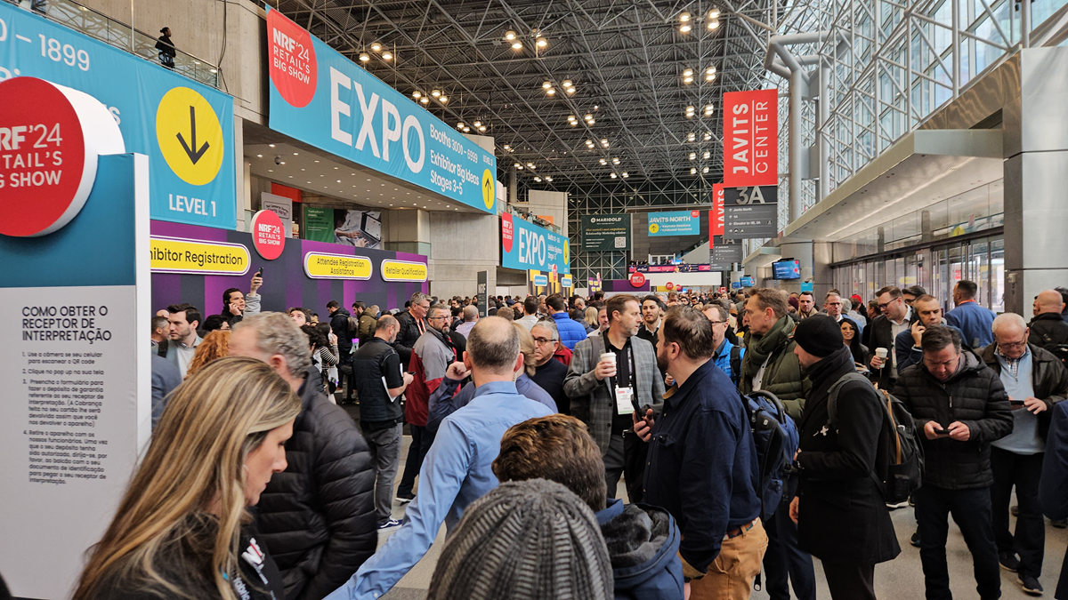 NRF24 Retail's Big Show in New York - main entrance